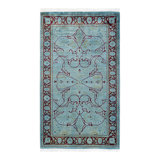 Holsworth One-of-a-Kind 3' 2" X 5' 4" New Age Wool Area Rug Blue