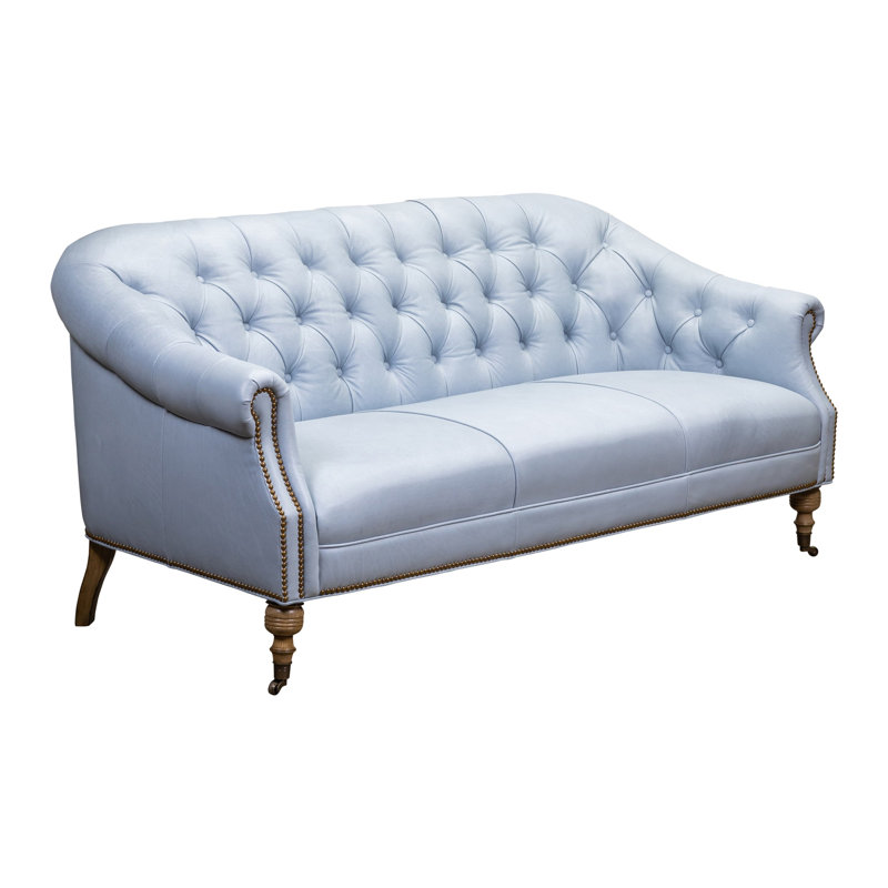 Corrine  Loveseat in Kudos Seagrass, Farmhouse Silo 