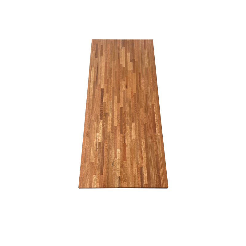 Dessus Knya Butcher Block, 1,5 po x 26 po x 96 po, Chêne rouge