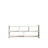 Modern White TV Stand with Numerous Shelves, 46.3 x 21.7 x 11.0 inches | 100% Melamine Coated Particle Board, Thickness: 0.71 inches | Stylish Storage Solution for Living Room & Entertainment Spaces, Elegant Design-1134958082
