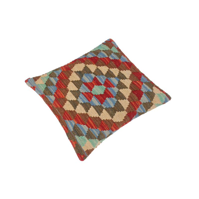 Housse et insert de coussin en laine tissé à la main