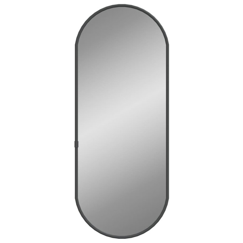 Kluk Wall Mirror, Black, 20cm x 50cm