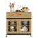 Sideboard Buffet Cabinets With Glass Doors And A Drawer, Modern Sideboard Credenza With Adjustable Shelf And Metal Base, Coffee Bar Cabinet Storage Cabinet For Living Room, Kitchen