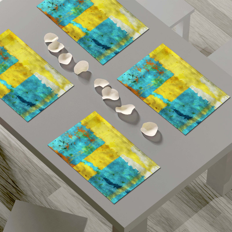 Napperon abstrait en polyester