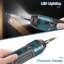 Electric Cordless Screwdriver, 3.6V Screwdriver with 105pcs Accessories, Rechargeable 5N.m Max Adjustable Torque Cordless Screwdriver for Daily & Light Industrial Use