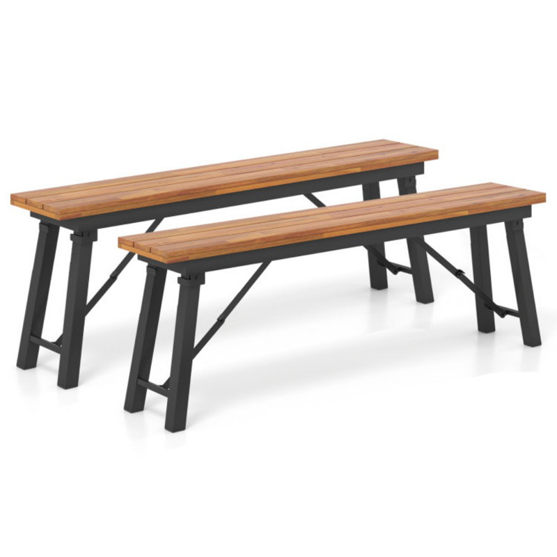 Ensemble de bancs de pique-nique 2 pièces