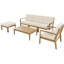 Ensemble de meubles d'extérieur avec coussins Louida-1019505566