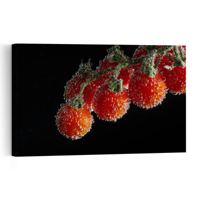 Cherry Tomatoes Organic Vibrant Contemporary Cherry Fruit Summer Wall Art Print
