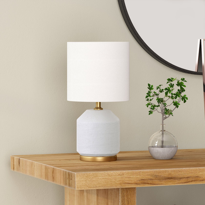 Esther Lamp, White/Brass