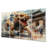 Geography Wall Decor on Metal