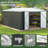 10 ft.W x 14 ft.D Metal Storage Shed with Updated Frame Structure and Lockable Doors-99476818