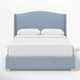 Allis Upholstered Wingback Bed