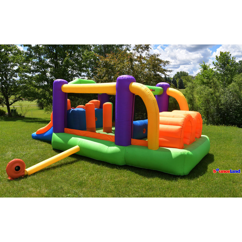 Inflatable 19' x 7' Obstacle Course Slide