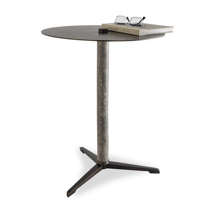 Tivoli Cocktail Table, Aged Bronze/Natural