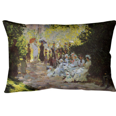 Coussin lombaire claude monet monceau park