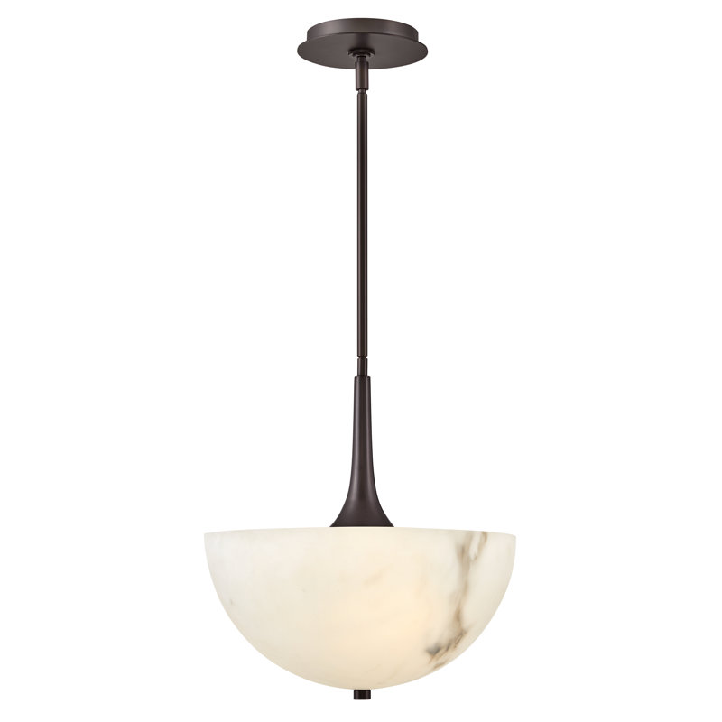 3 - Ligh Bowl Pendant, Black Oxide