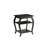 Black 2-shelf End Table-996582094