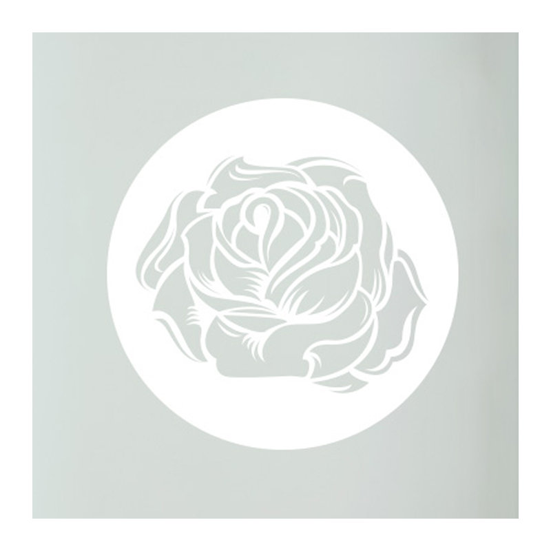 Plants & Flowers Wall Decal, White