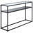 Clybourne 43.31'' Glass Top Console Table