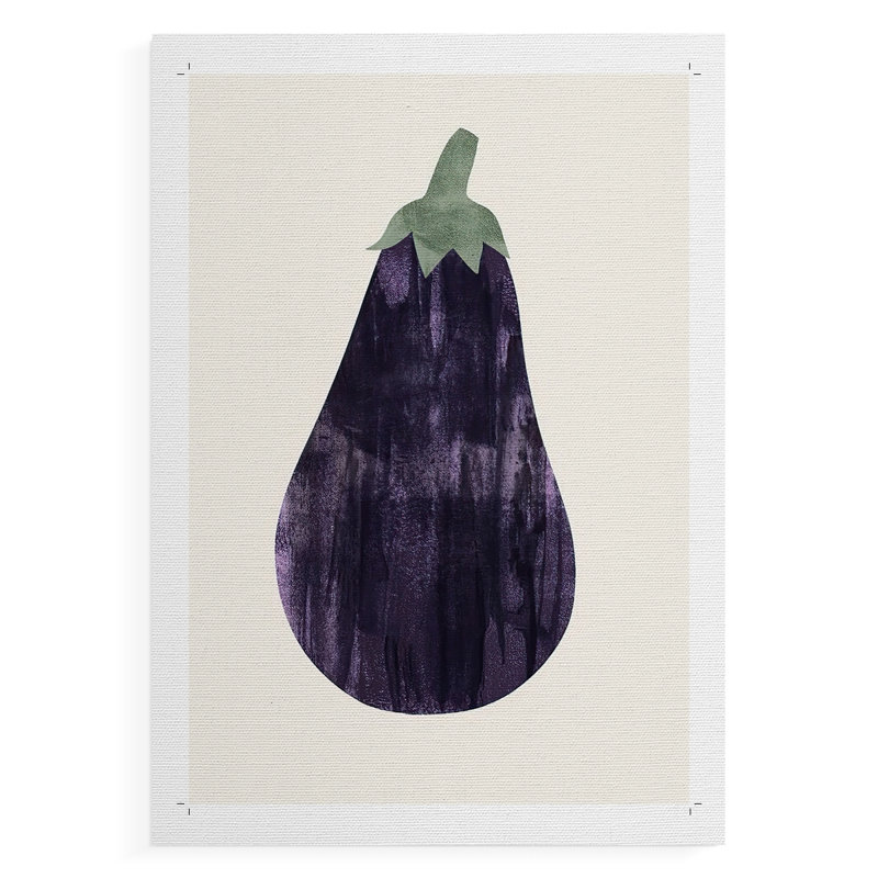 Organic Veg VIII -Canvas Print Only - NOT FRAMED, 18" H x 12" W