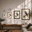 Kingfisher On Branch Botanical - Print-861439525-861439526