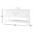 Pelaghia 60'' Single Bathroom Vanity with Marble Top-57367850