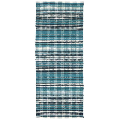 Blue Lakehouse Hand Loomed Area Rug