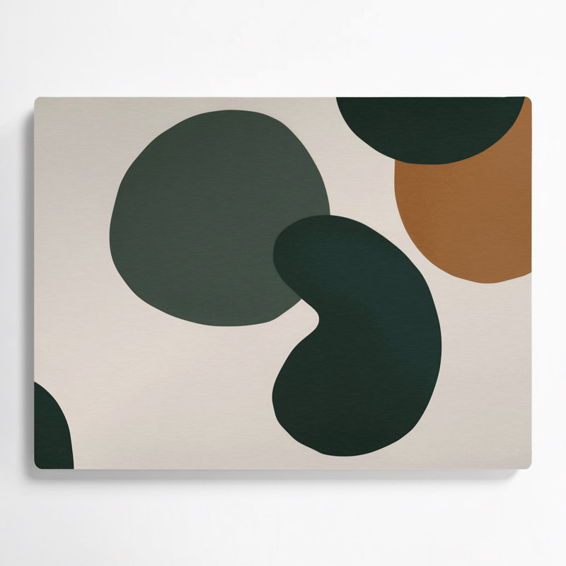 Minimalisme 54, art mural en métal beige, H 12 po x l 18 po