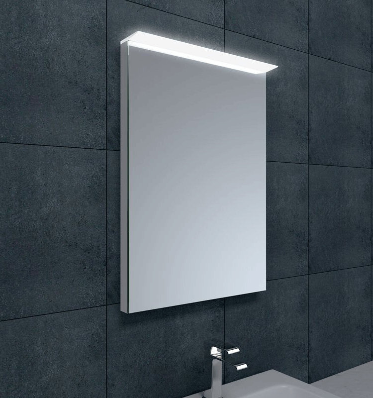 Metal Flat Wall Mirror, 71.5cm H x 40cm W x 12.5cm D