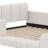 Upholstered Grounded Bed, Child Bed With Bedside Desk And Little Round Stool-1669820249-1669820252