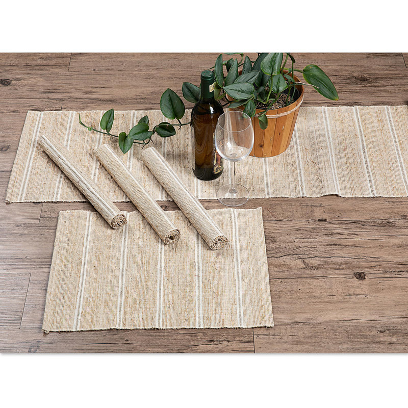 Chemin de table et napperons faits à la main Hokku Designs (5 pièces)