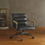 Chaise de bureau en cuir Grain