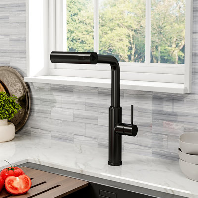 Belfry Kitchen Mallouk Pull Out Kitchen Faucet