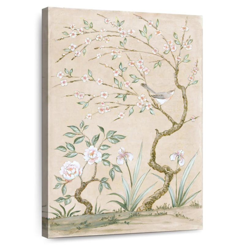 Alvord Spring Mural I Tan, 51" H x 34" W
