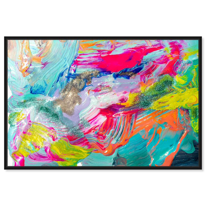 «Show Me Love», reproduction d'art sur toile, H 20 po x l 30 po, Picture Framed Canvas, Noir