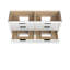Lecrieú Double Drawer Bath Vanity-1962964065-1963567105-1963567118