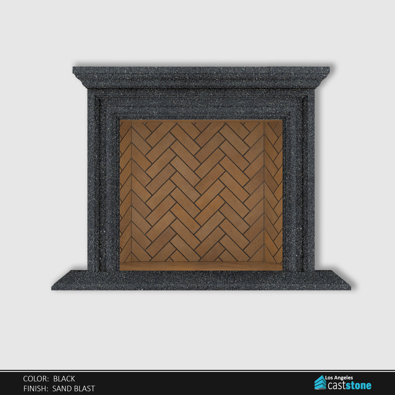 Grand Monterey (Black) Fireplace Surround