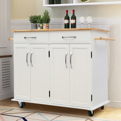 Allar Wood Kitchen Island