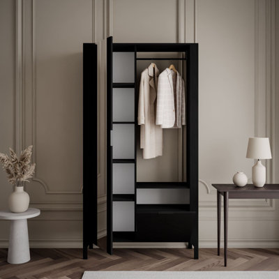 2 Door Manufactured Wood Wardrobe