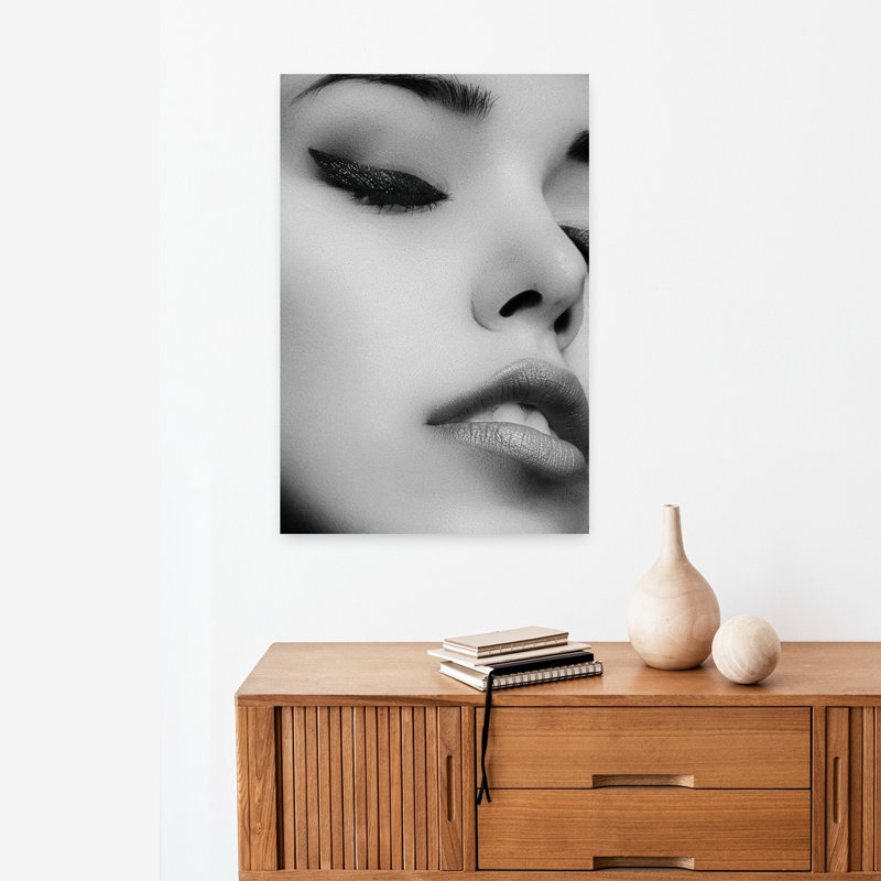 Visage 1, art abstrait contemporain, H 24 po x l 16 po