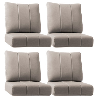 Ensemble de coussins et coussins de patio Allo de 24 po x 24 po x 6 po Allo