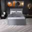 Lit plateforme double avec tiroir et deux tablettes-1466635229