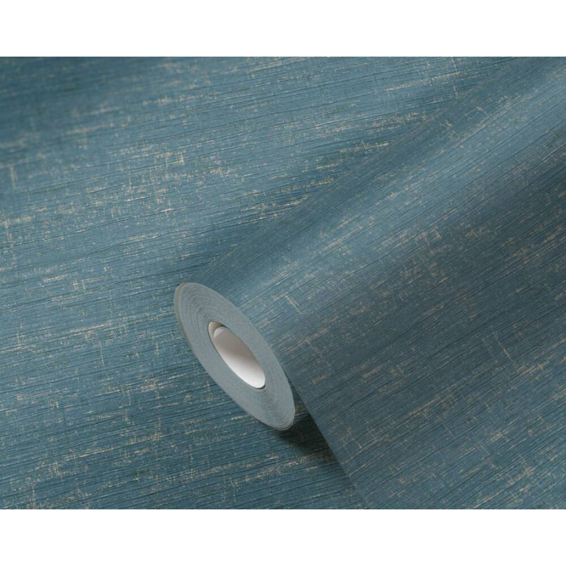 Rouleau de papier peint texturé L 396 pi x l 21 po, Bleu / vert