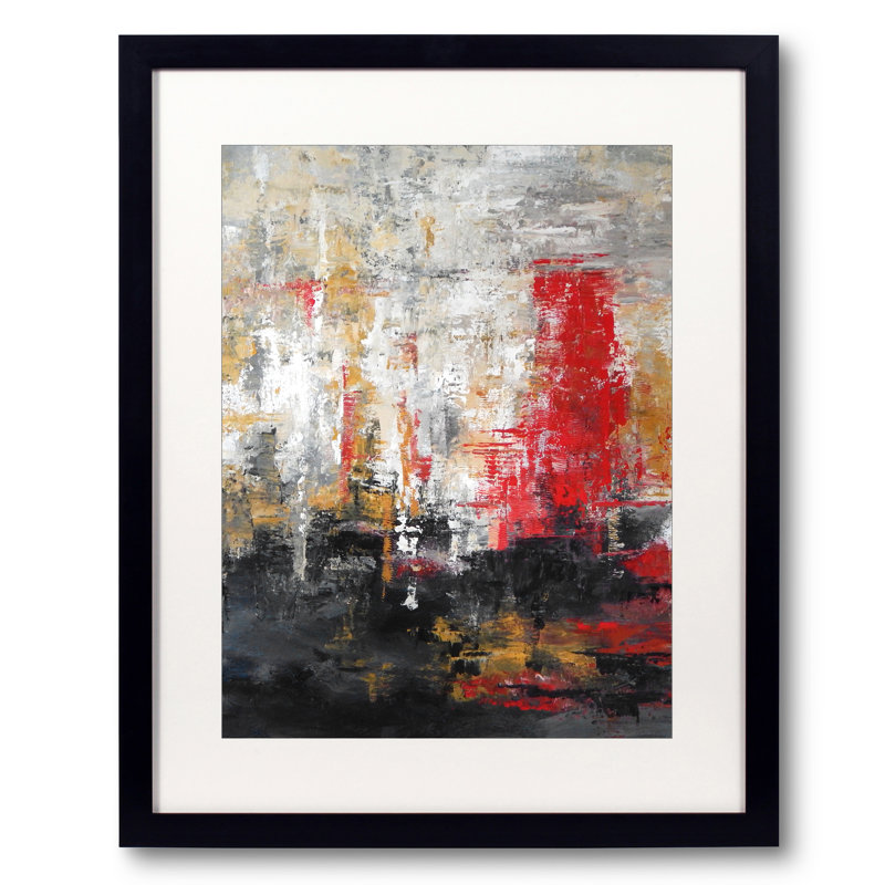 " Red Rendezvous " by Lisa Daniels, 32" H x 24" W