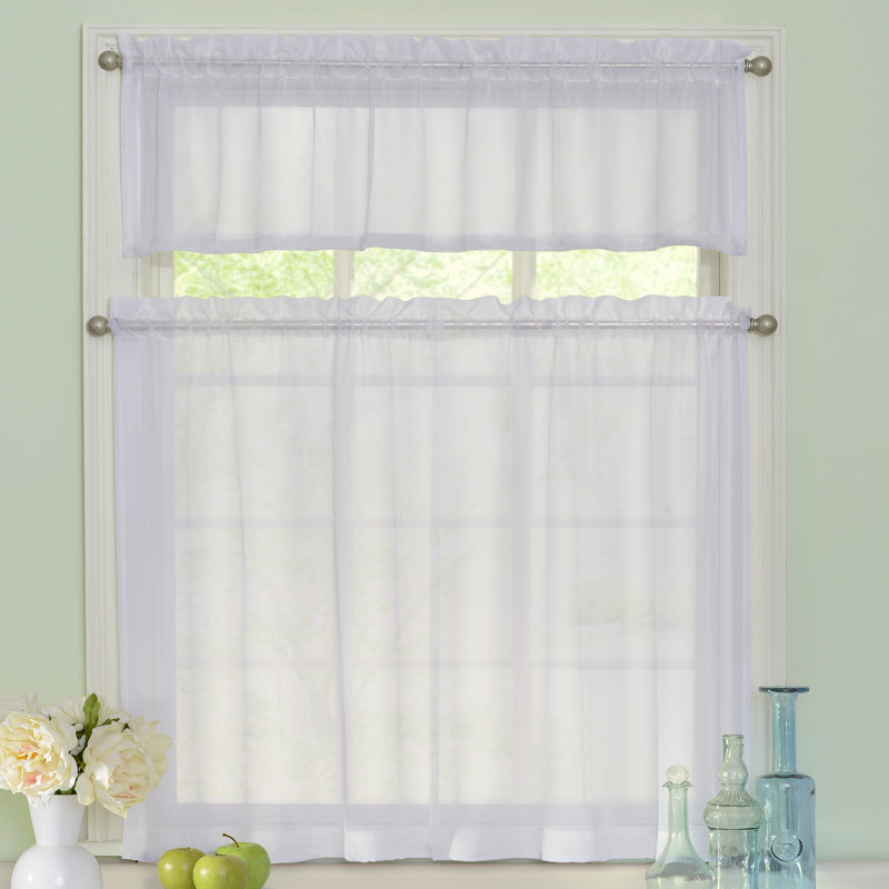 Kitchen Curtain, White