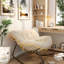 Fauteuil à bascule Luxury Rattan Egg-1348281634