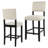 Ennu Upholstered Counter Stool with Solid Wood Frame-87113423