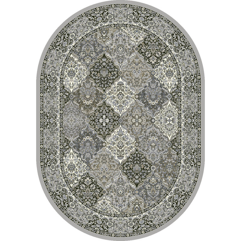 Attell Oriental Indoor Rug, Oval 6'7" x 9'6"