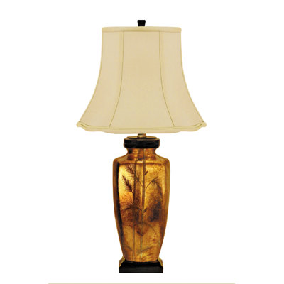Fern Leaf Ceramic Table Lamp