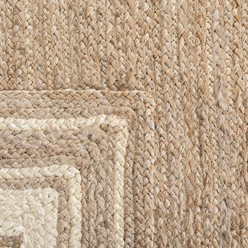 Gassett Natural Fiber Hand Woven Jute Rug, Round 6'